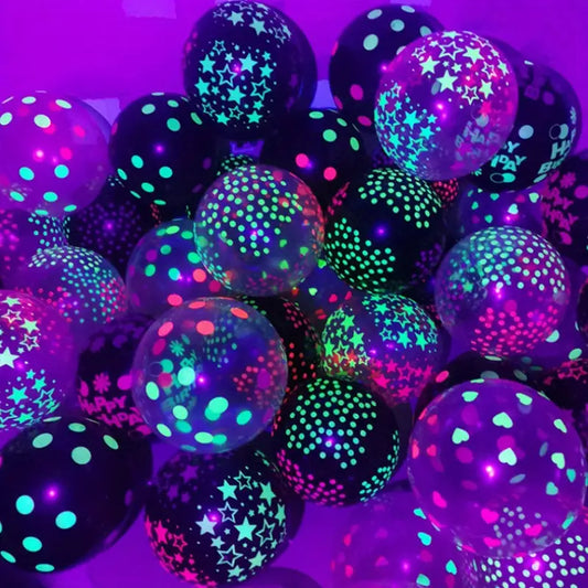 Neon Glowing Balloons