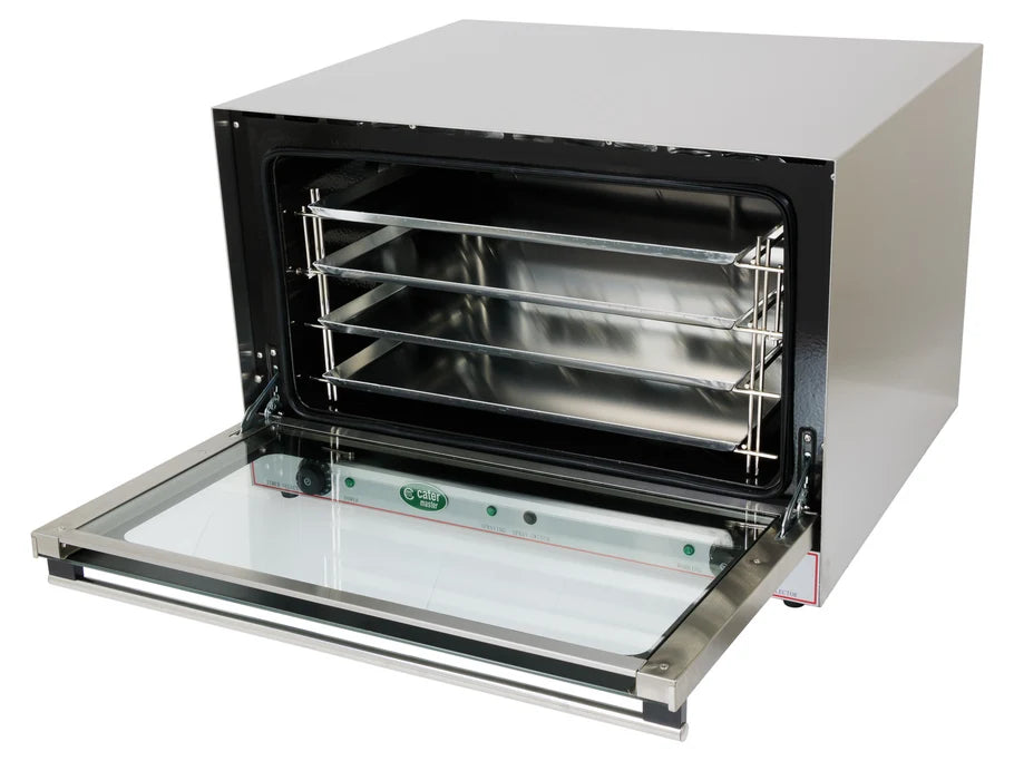 Commercial Turbo Convection Oven + Steam Function - 4 Tray - Dual Fan - 6.4kW