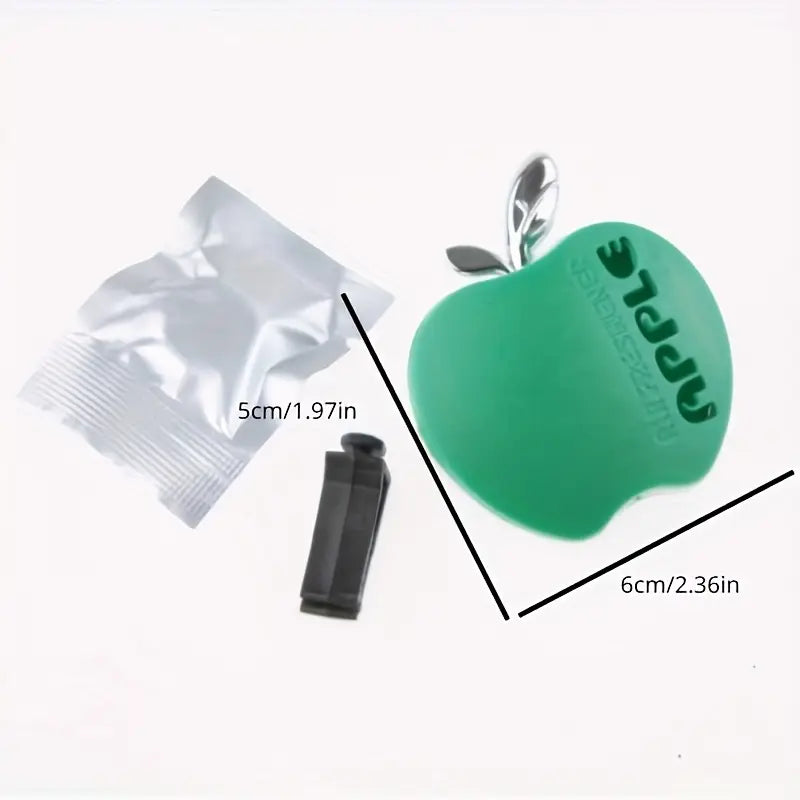 AAZRZR Apple-Shaped Car Air Freshener - Vibrant Multi-Color Scent Diffuser