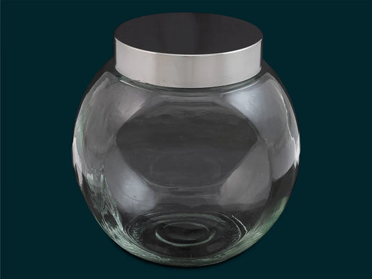 2L 'Tilt or Tall' Glass Storage Jar with Lid Regular