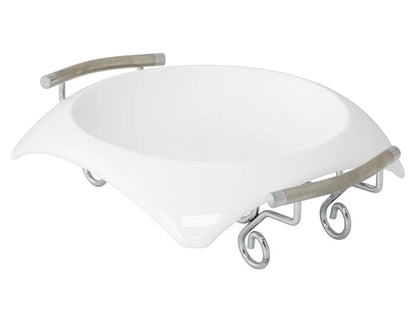 Ceramic 11.5" Serving Dish on Stand