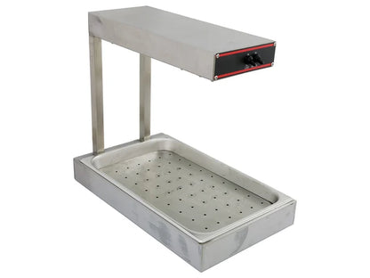 Fried Food Warming Station Hot Chips - Stainless Steel - 1/1GN Size Pan