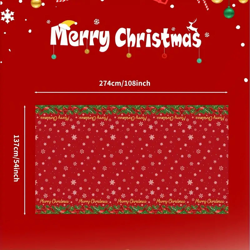 Christmas Cheer Tablecloth - 137.16x274.32 cm