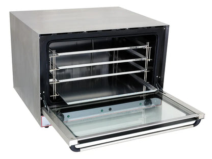 Stainless Steel Commercial Convection Oven 4 Shelf