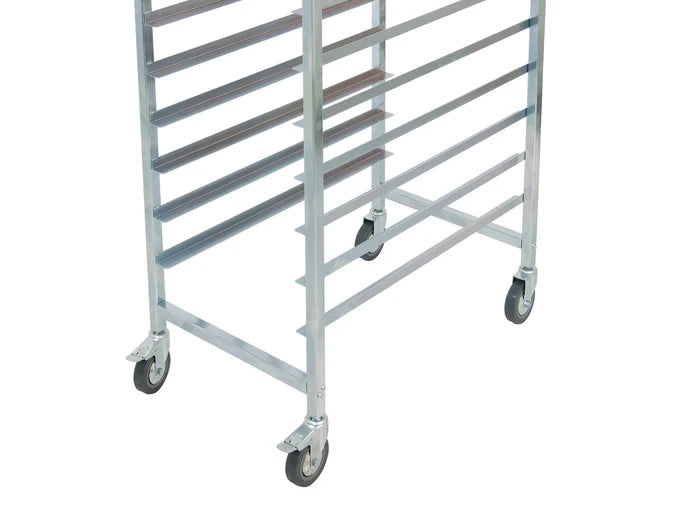 Mobile Bakers Rack 16" Tray x16 | 1.9m Tall + Wheels | Commercial Bakery Racks