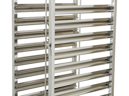 Mobile Bakers Rack 16" Tray x15 | 1.7m Tall + Wheels | Commercial Bakery Racks