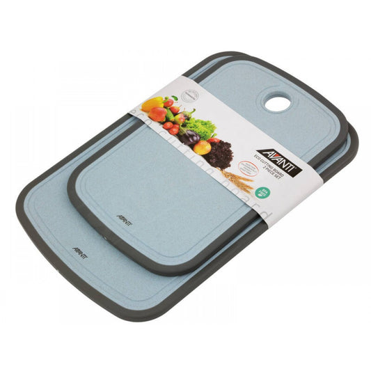 Eco Chopping Board Set 2 Piece Non-Slip AVANTI