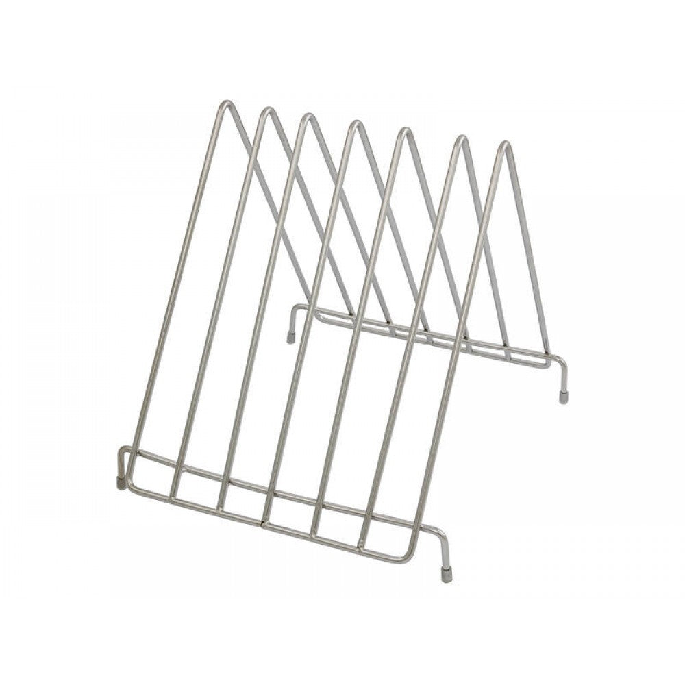 Chopping Board Stand Stainless Steel 6 Slots