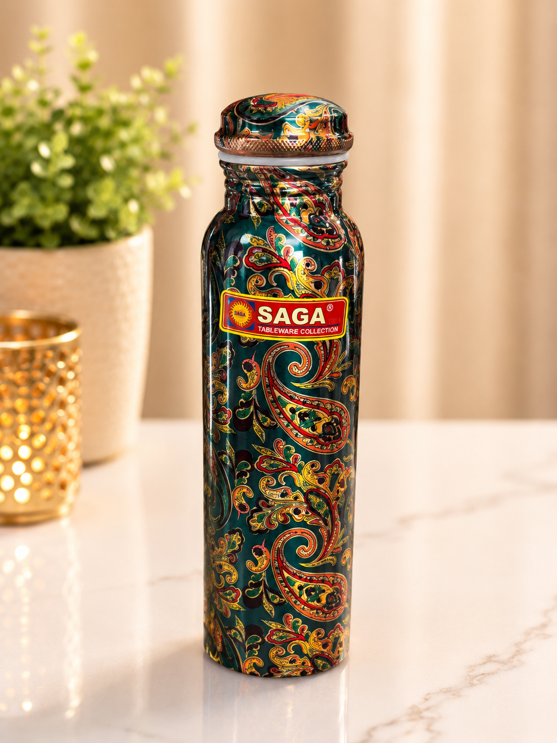 Pure Copper Bottle  Style 9