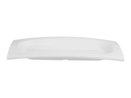 35cm Rectangle Melamine Platter White 14"