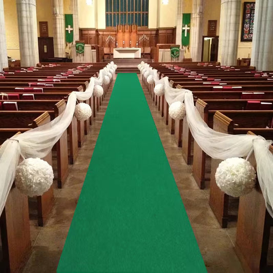 GREEN Wedding Carpet 100x300cm