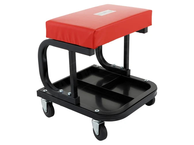 Mechanics Tool Seat Mobile Workshop Padded Seat