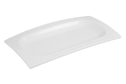 35cm Rectangle Melamine Platter White 14"