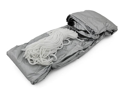 16ft - 18ft Boat Dust Cover - 2.39m Beam | Lightweight 170T Polyester | Silver