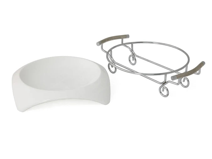 Ceramic 11.5" Serving Dish on Stand