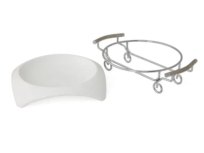 Ceramic 11.5" Serving Dish on Stand