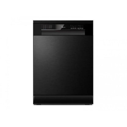 14 Place Dishwasher - Smart Home WIFI - 8 Programs - Black Steel MIDEA