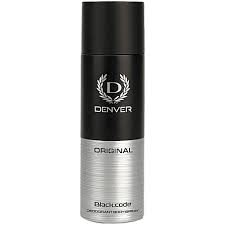 Denver Black Code Original Deodorant Body Spray For Men 150mls