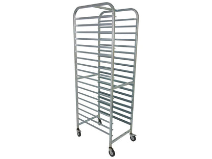 Mobile Bakers Rack - 16" Tray x18 - 1.97m Tall with Wheels