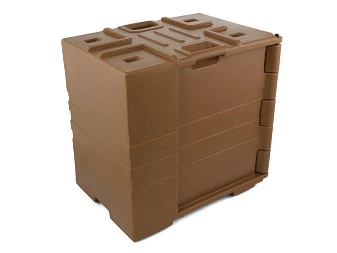 90L Insulated Commercial Food Tray Carrier 1/1GN -40 > 80ºC | Stackable & Mobil