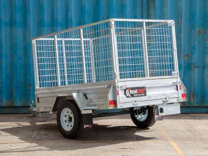 Trailer 8x4 Caged Tilting with 900mm High Cage & Jockey Wheel ROADCHIEF