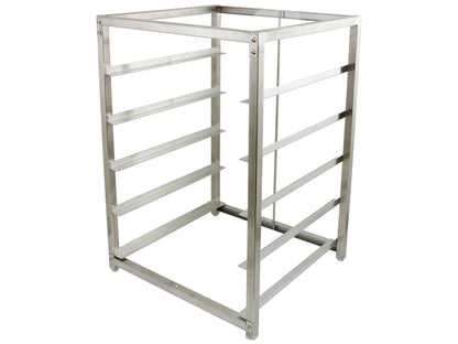 5 Tier Dish Rack S/S Undercounter Shelving - 50cm x 50cm Dishwasher Trays