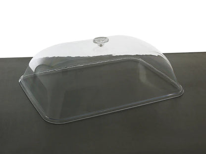 Medium Serving Tray with Domed Cover Lid - Food Grade Polycarbonate 52x39cm