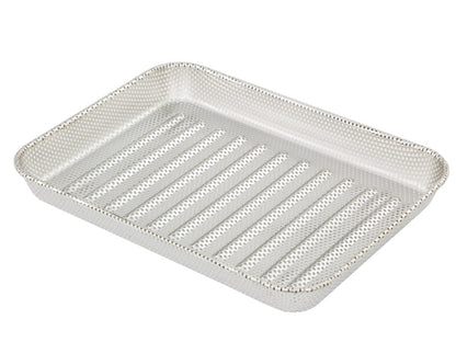 Stainless Steel Hot Food Cabinet Tray - 3 Piece Rack - 24cm x 18cm