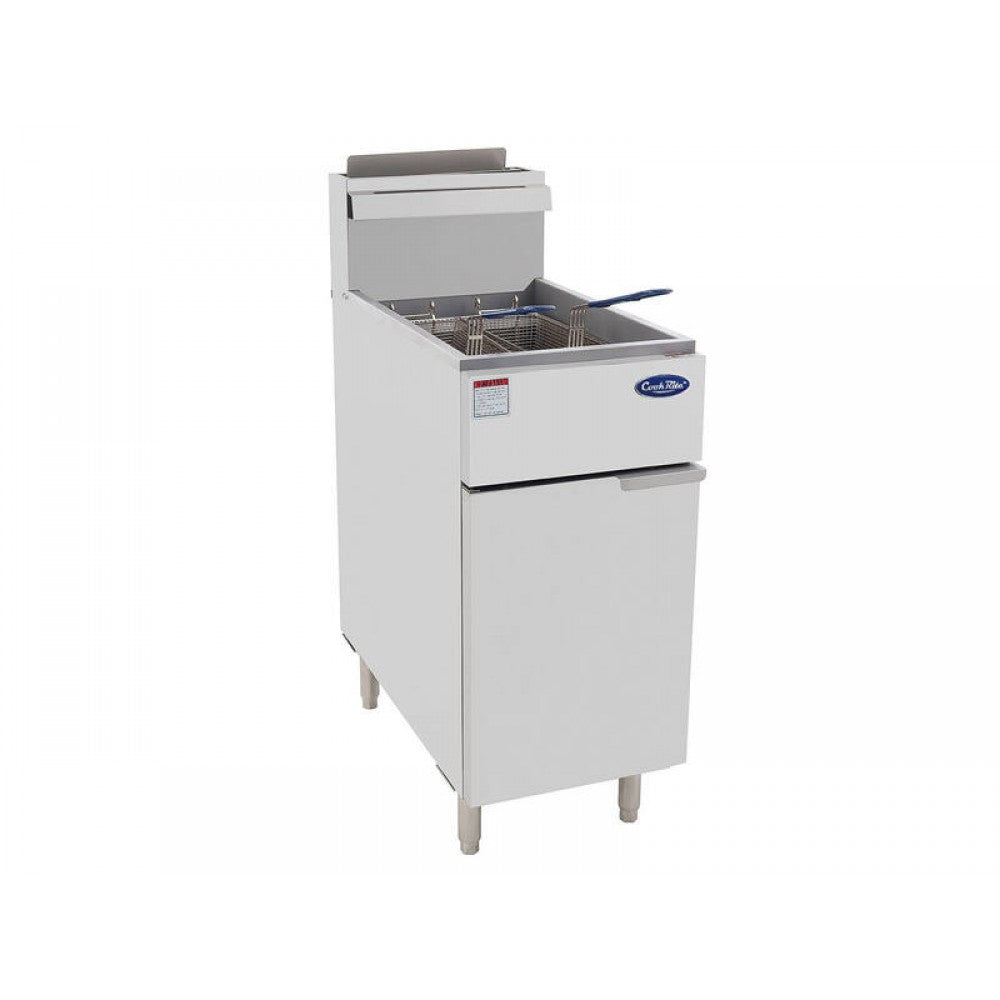 26L Freestanding Deep Fryer - LPG Gas - 3 Tube - Single Vat + 2 Baskets
