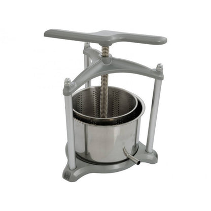 4L Fruit & Vege Manual Juice Presser - Stainless Steel