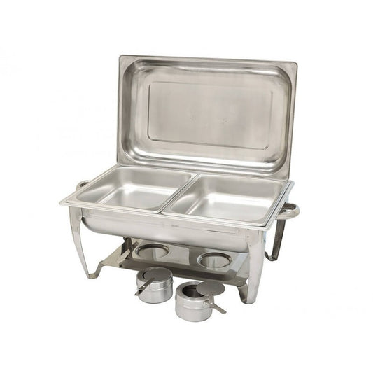 Chafing Dish Warmer 2x 1/2 Steam Pan S/S
