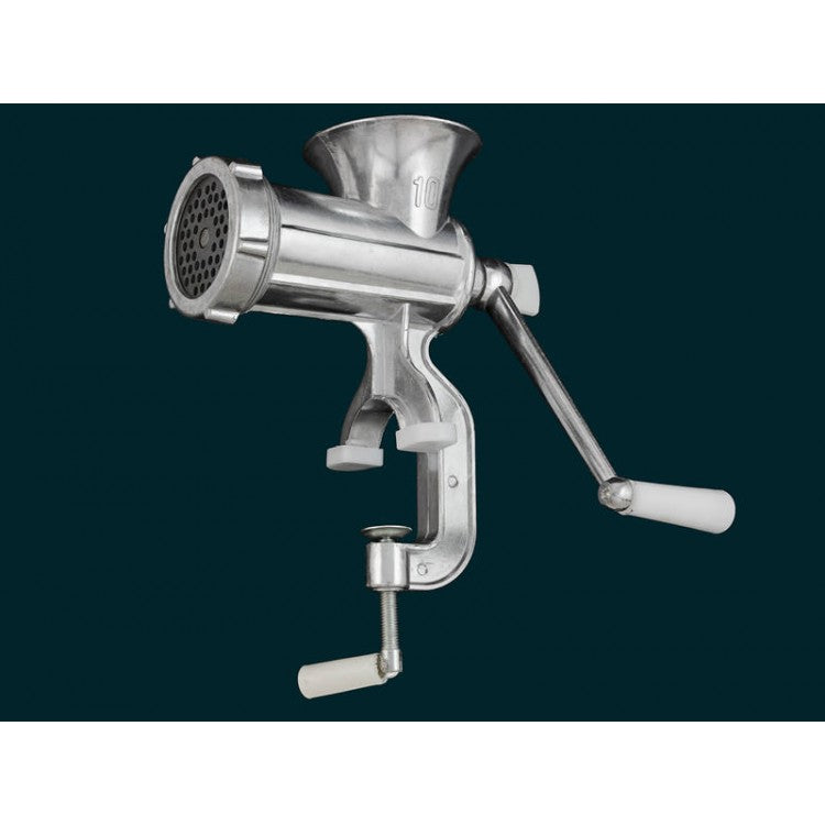 Aluminium Manual Meat Mincer Bench Mounted Size #10