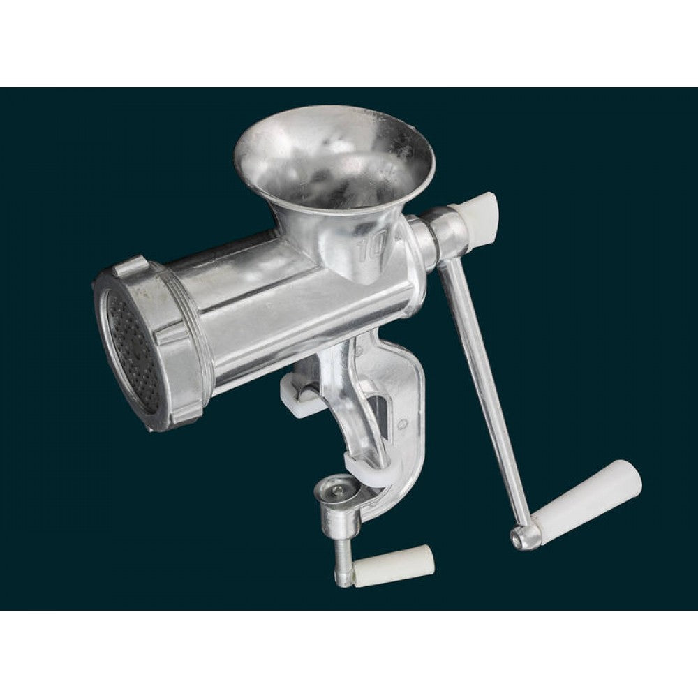 Aluminium Manual Meat Mincer Bench Mounted Size #10