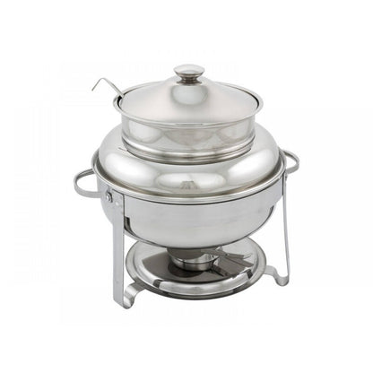 4L Chafing Dish Food Warmer | Commercial Kitchen Stainless Steel Bain Marie