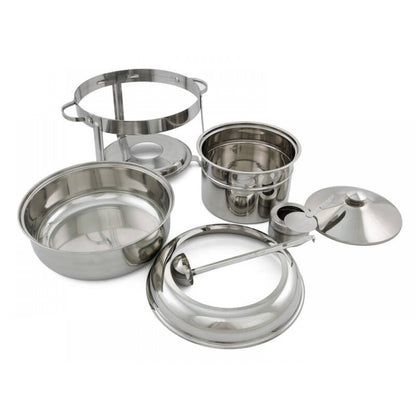 4L Chafing Dish Food Warmer | Commercial Kitchen Stainless Steel Bain Marie