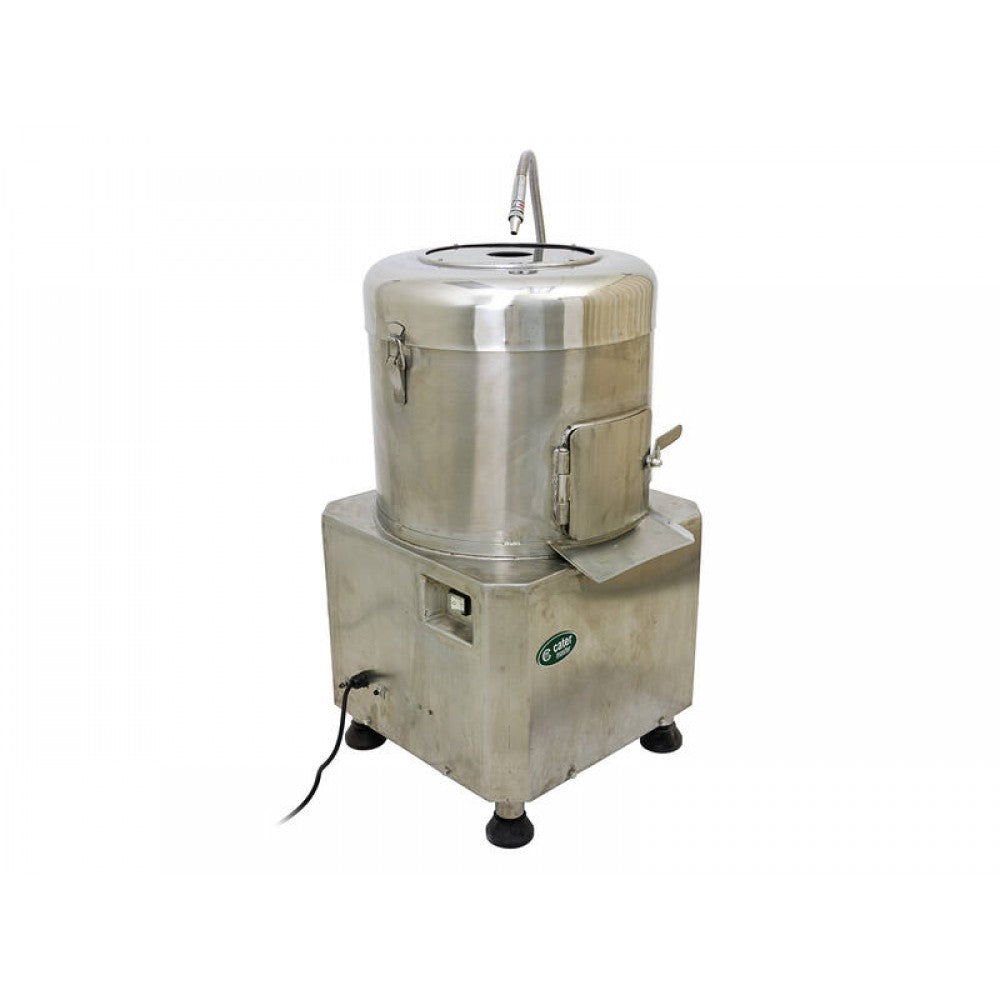 15kg Potato Peeling Machine - 750W Electric - Commercial Kitchen Drum Peeler