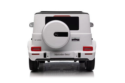 Kids Ride On Car Licensed G500 Electric Toys Horn Remote 12V White