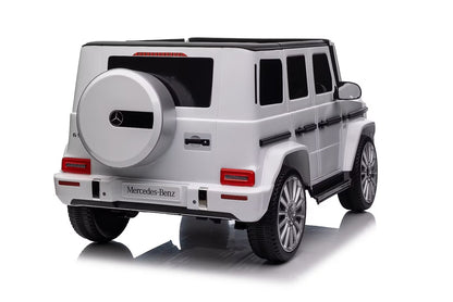 Kids Ride On Car Licensed G500 Electric Toys Horn Remote 12V White