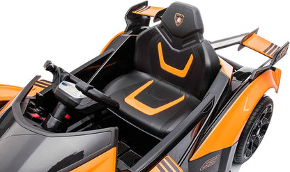 Lamborghini V12 Vision Gran Turismo Ride on Sports Car- Orange