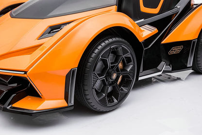 Lamborghini V12 Vision Gran Turismo Ride on Sports Car- Orange