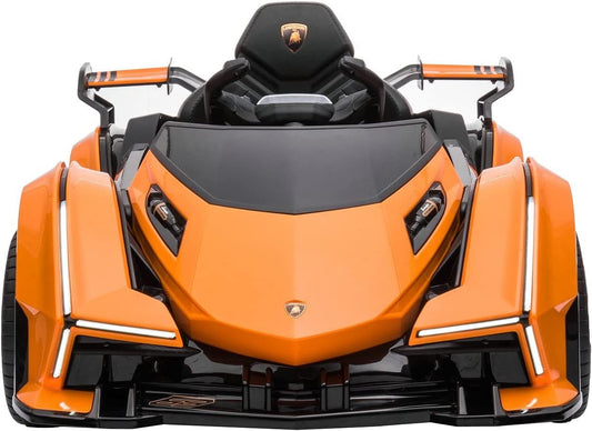 Lamborghini V12 Vision Gran Turismo Ride on Sports Car- Orange