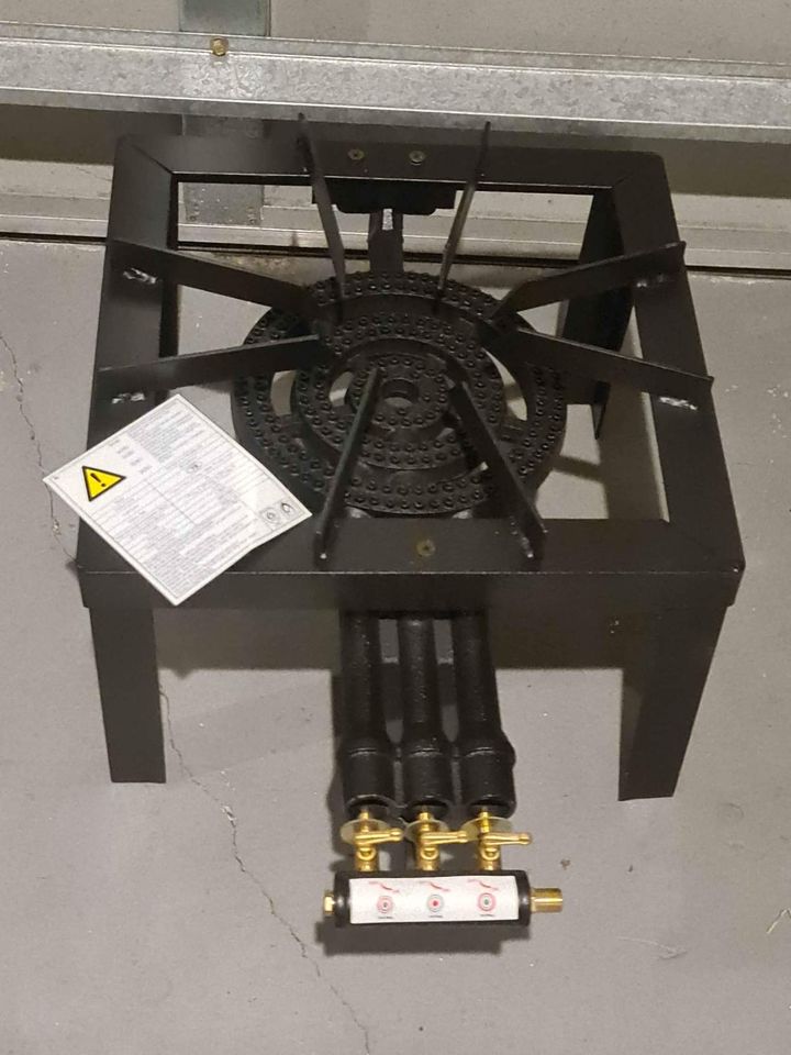 Gas stove 🔥3 Ring burner with stand 🔥NZ CERTIFIED