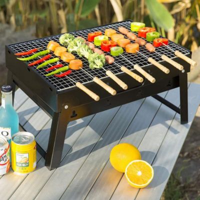 Portable Outdoor Folding Barbeque Charcoal BBQ Grill