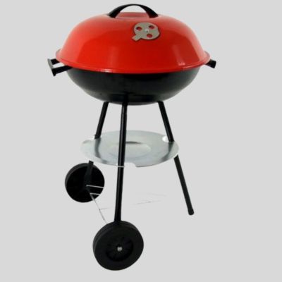 Barbeque Kettle Trolley Charcoal and Wood BBQ