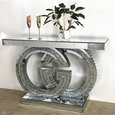 Double G Silver Console Table JS56
