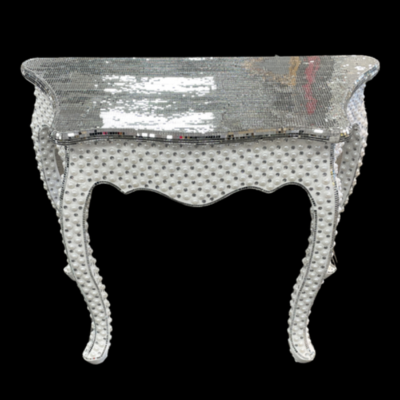 Pearl Table Large Silver