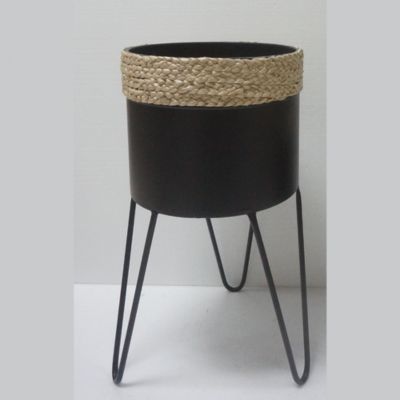 Plant Stand Black with Coir 60cm