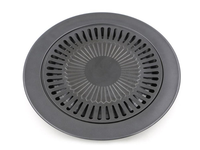 Portable Barbeque Plate - Round - Non Stick