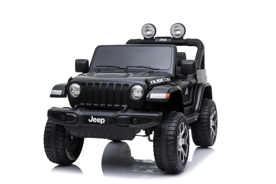 Black Jeep Wrangler Ride On Car - Battery Operated